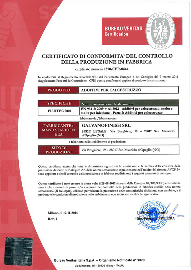 certificato